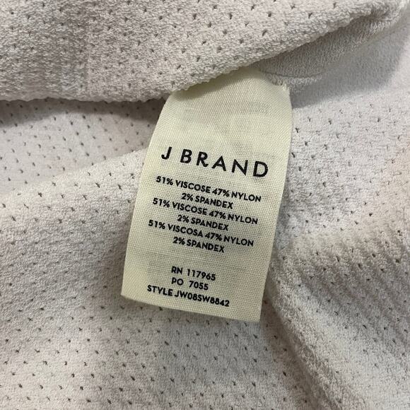 J Brand Knit 2-Pc Set Sweater Top & Skirt | White Stretch Textured Knit M NWOT - Picture 5 of 10